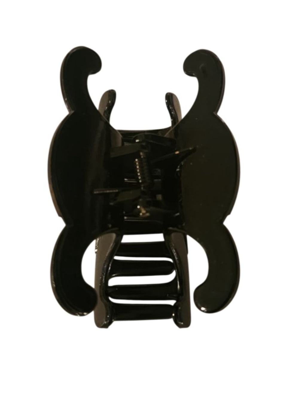 Women's Celine Black 2" Triomphe Hair Claw Clip One Size - Picture 2 of 3